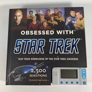 Obsessed with Star Trek by Chip Carter Hardcover Test Your Knowledge‎ Game